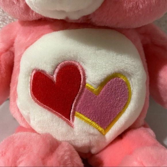 🌺Care Bears 2003 Love A Lot Bear Plush Play Along Pink 13" Sings & Moves WORKS! - Picture 4 of 13
